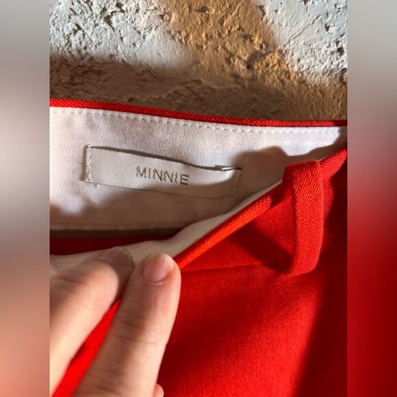 J. Crew Red Minnie stretch Straight Leg Pants - Picture 3 of 10